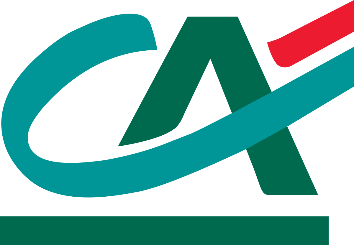 Logo de la société bancaire crédit agricole