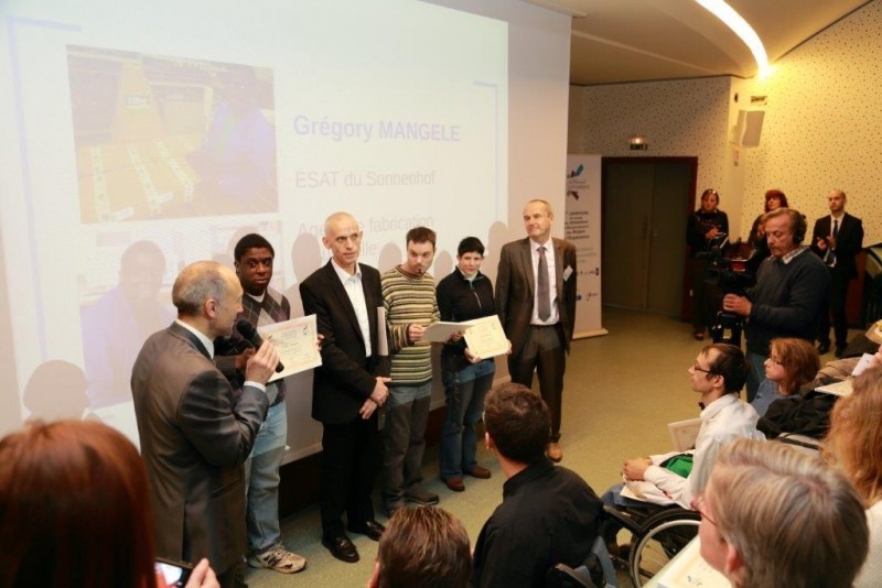 Remise des diplômes pour 4 travailleurs handicapés