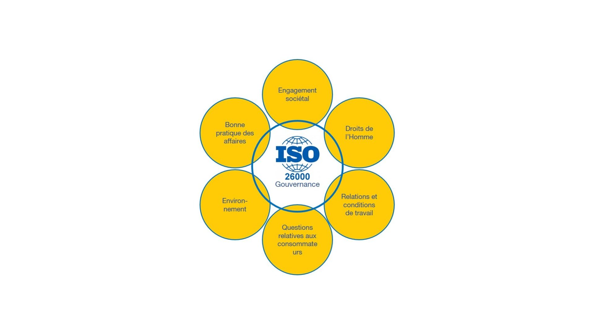 Certifcations Sonnenhof -schéma des valeurs ISO 26000 en couleurs