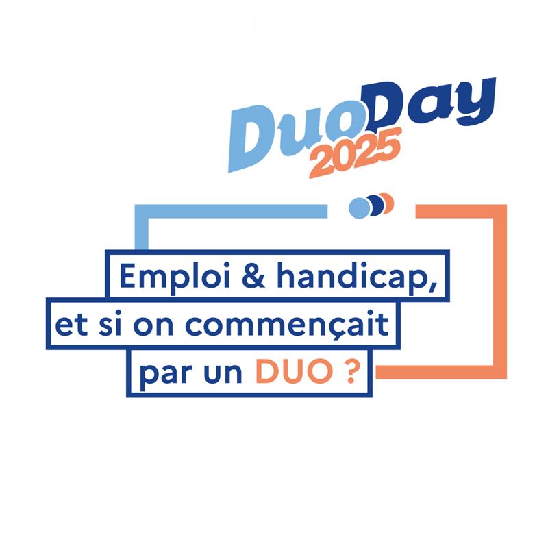 Logo et accroche DUODAY 2025