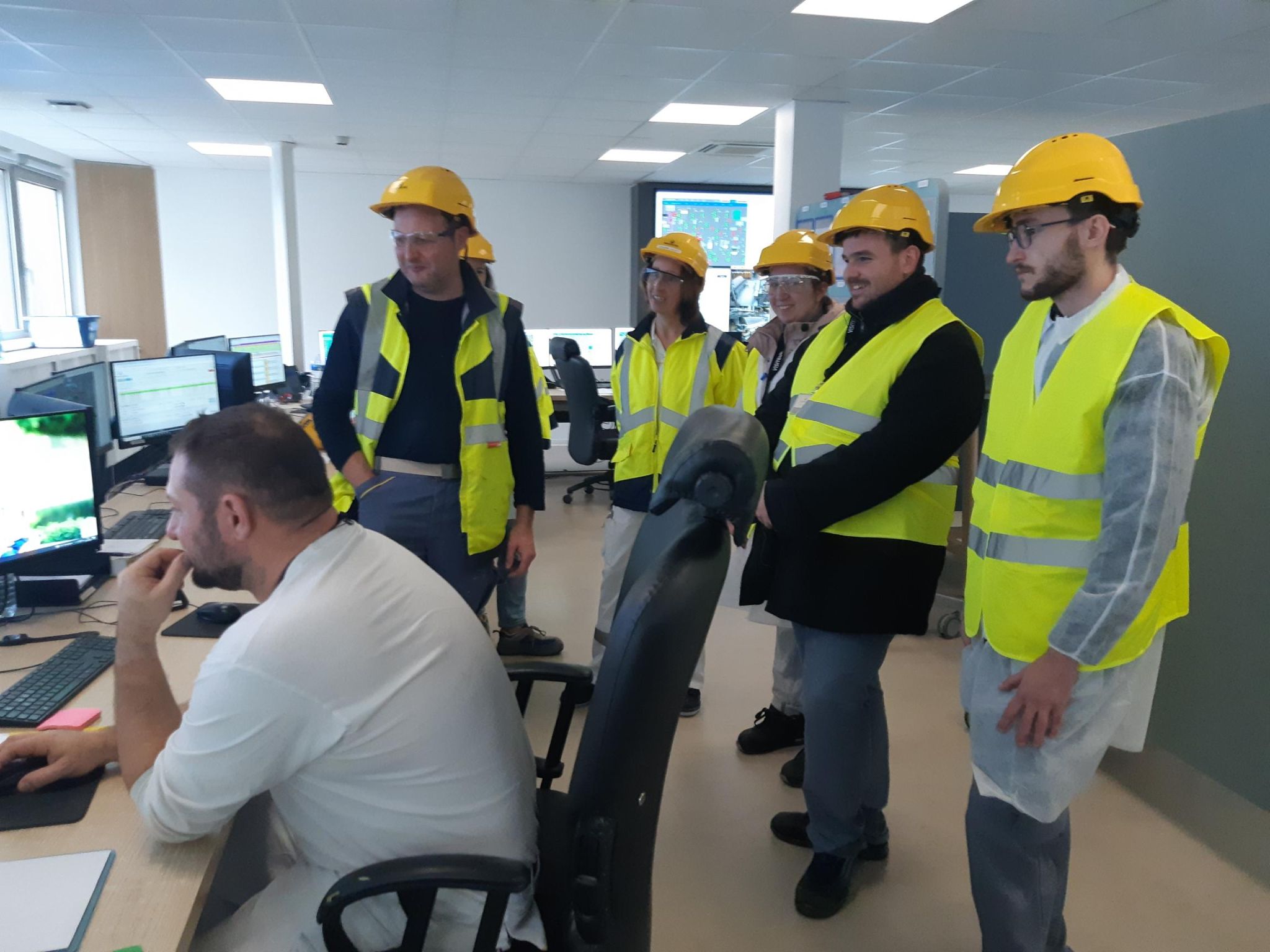 Visite société Roquette pendant le Duoday 2025