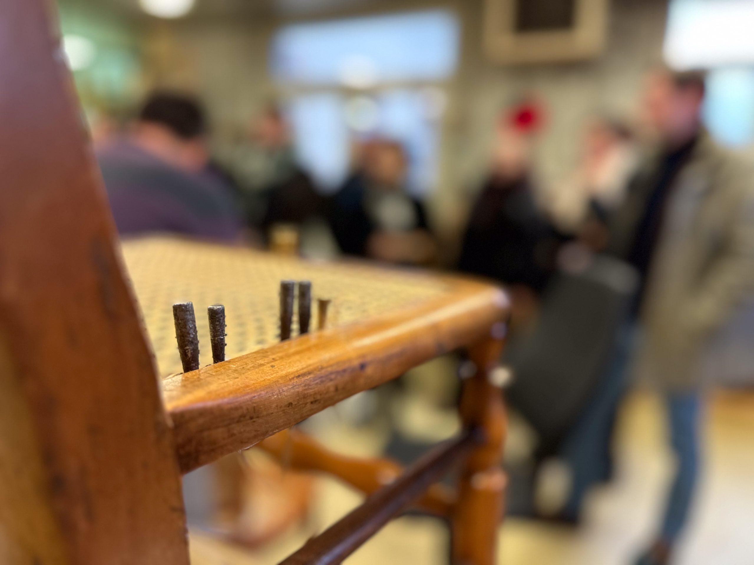 Photo de groupe lors de la visite du Crédit Mutuel aux Ateliers Sonnenhof